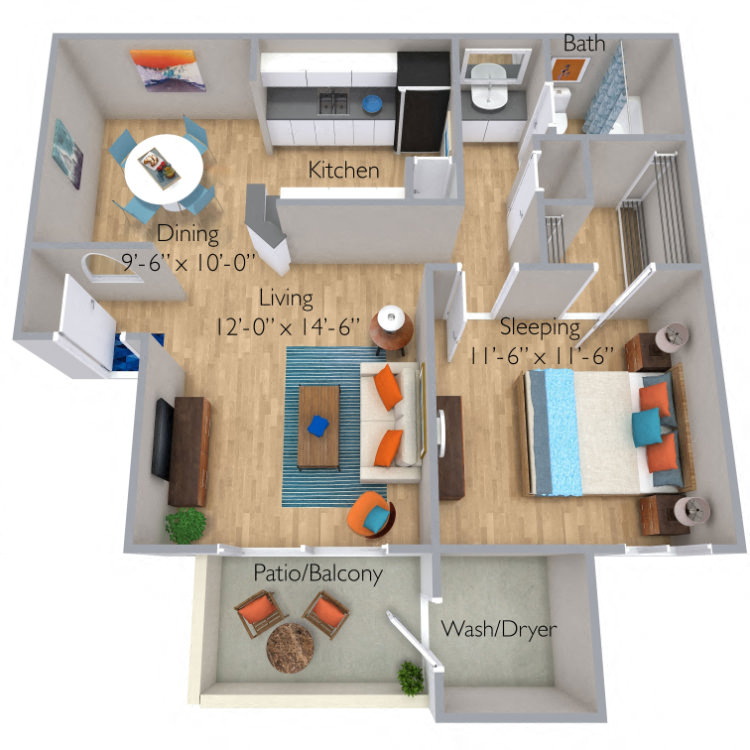 One Bedroom C