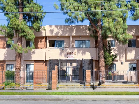 A building with the number 8900 on it.