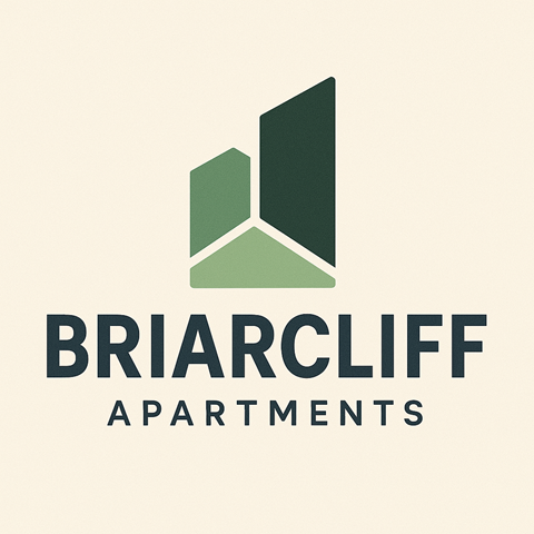 The image is a logo for Briarcliff Apartments.