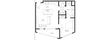 The Townhomes A1 Flat