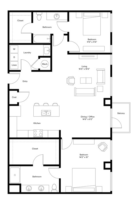 433 W Broad Street Studio-5 Beds Apartment, Conventional, Conventional, Conventional, Conventional, Conventional, Conventional for Rent - Photo Gallery 94