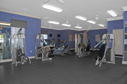 gym with equipment at Palmera, Columbia, South Carolina
