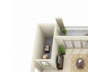 the Glenview Loft one bedroom one bath One Bedroom Apartments Near Me