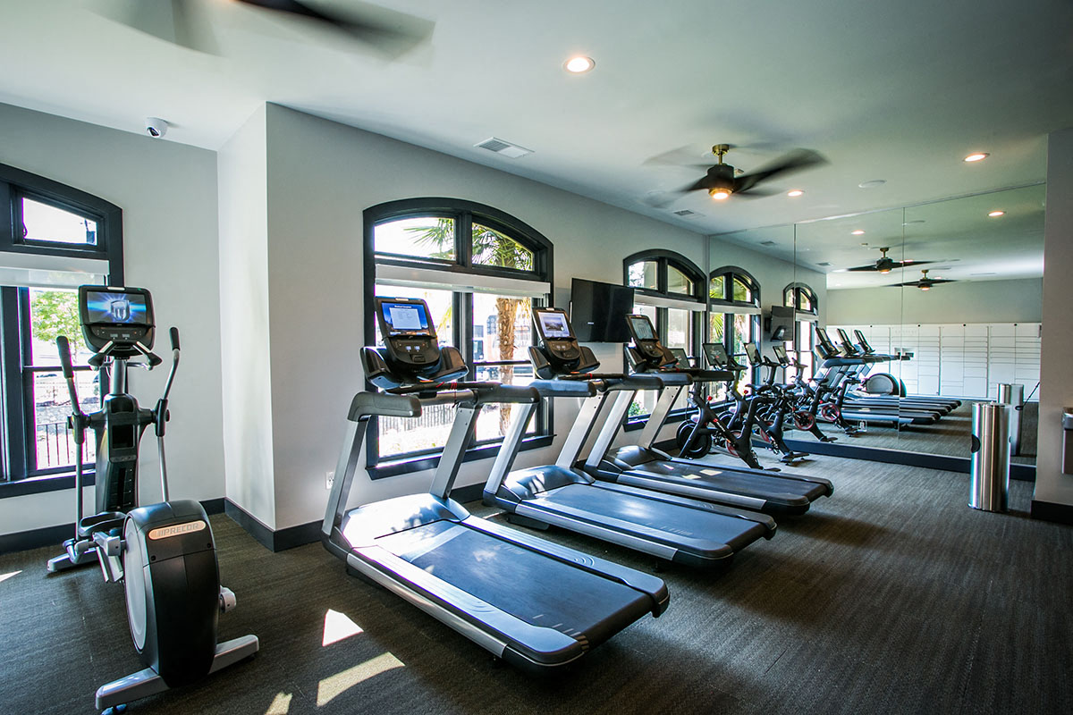 Fitness Center with Peloton Machines at Apartments for Rent Near Emory University 30329
