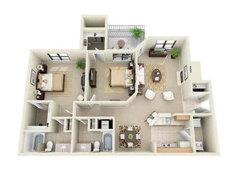 two bedroom apartment Duluth GA