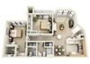 The Bradford at the Arbors in Duluth GA two bedroom apartment Duluth GA