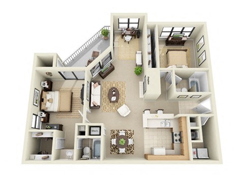 two bedroom apartment Duluth GA