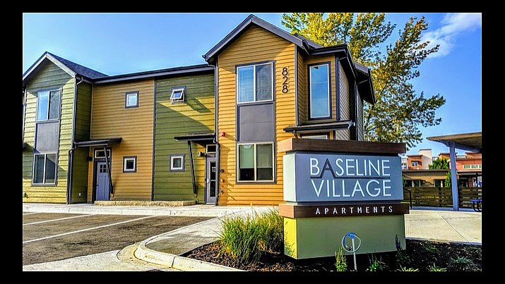 Baseline Village Apartments is a modern apartment complex with a variety of units.