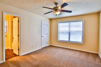 Spacious Floorplan with Ceiling Fan at Apartments for Rent in Peachtree Corners, GA