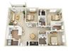three bedroom apartment three bedroom apartment at Glen Park Apartment Homes in Smyrna, GA