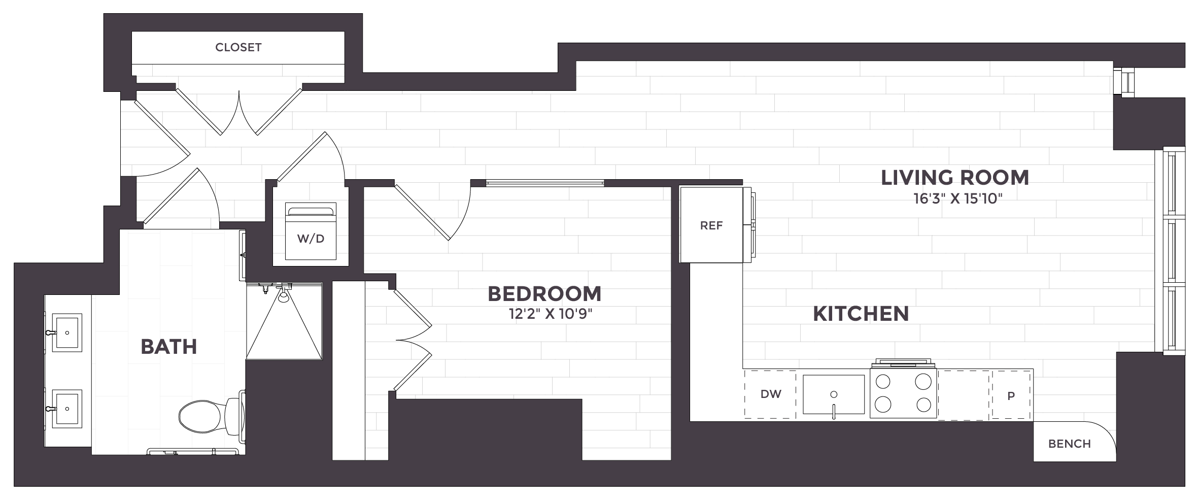 1 Bed/1 Bath ANSI-02