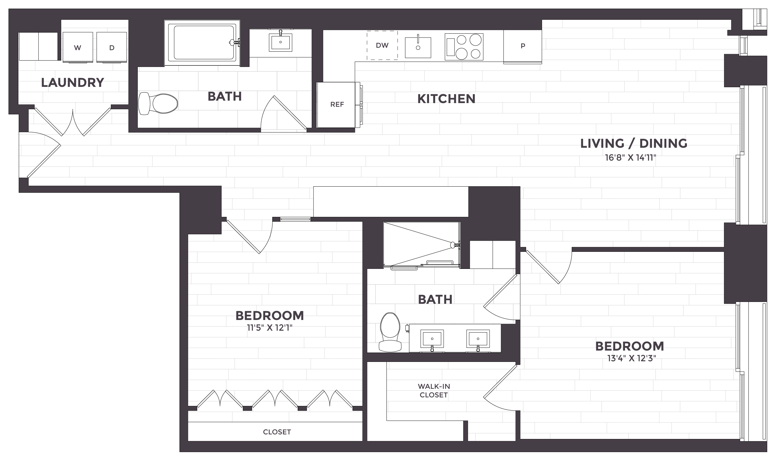 2 Bed/2 Bath-PH  02