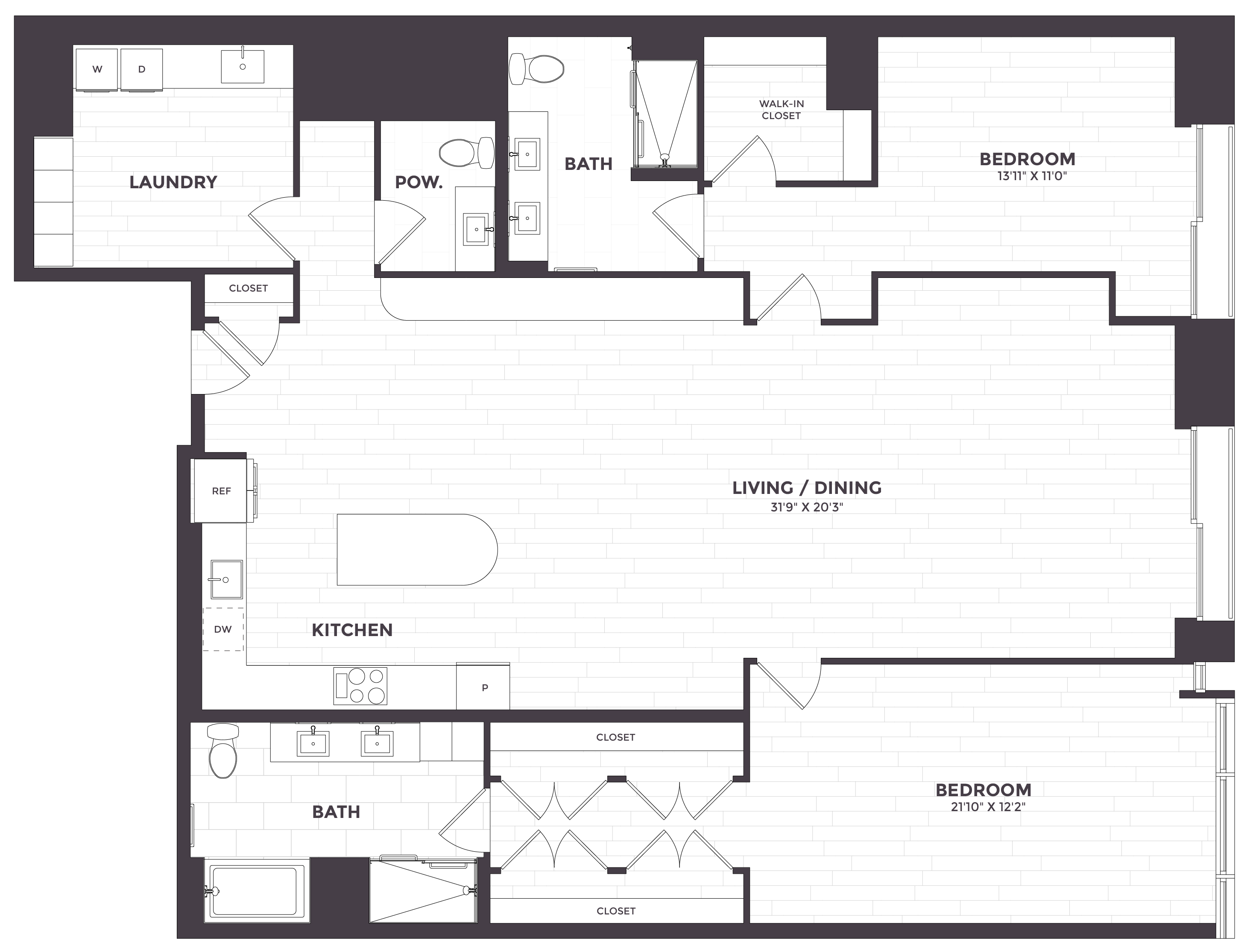 2 Bed/2.5 Bath-PH  03
