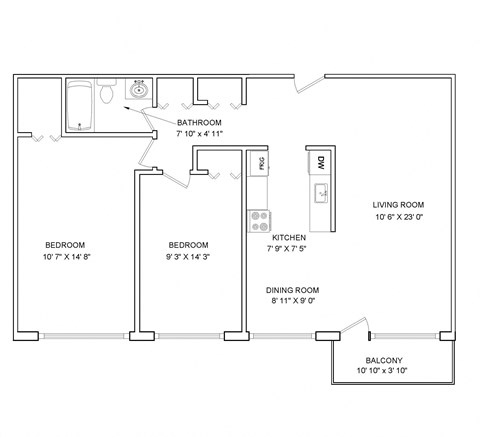6265 London Street Studio-2 Beds Apartment for Rent - Photo Gallery 8