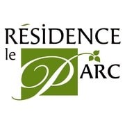 A logo with the words "Résidence le ARC" in black text.