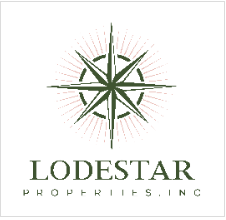 A logo for a company named Lodestar Proprietry Inc.