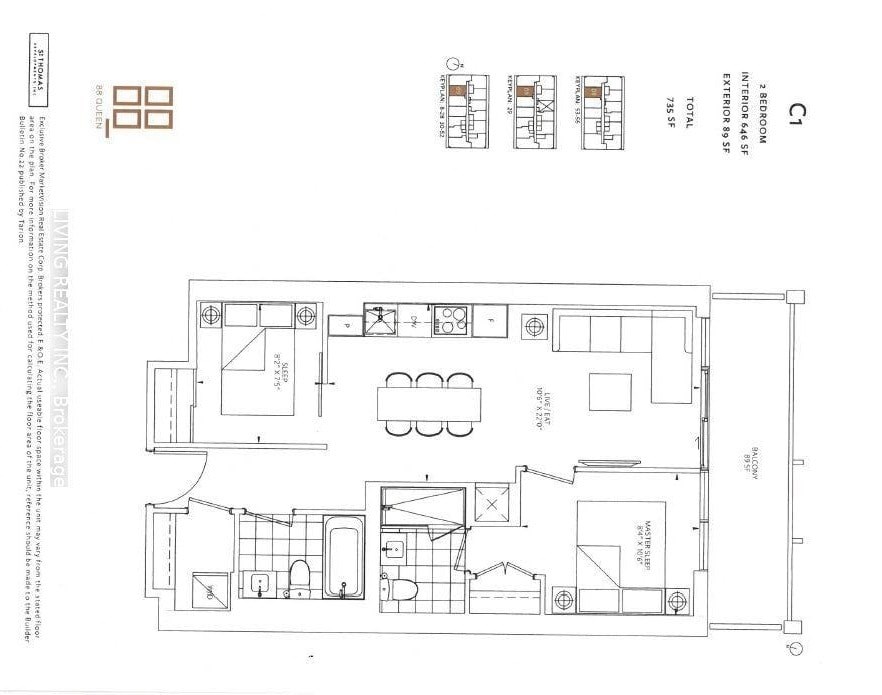 A floor plan of a house with labeled rooms and dimensions.