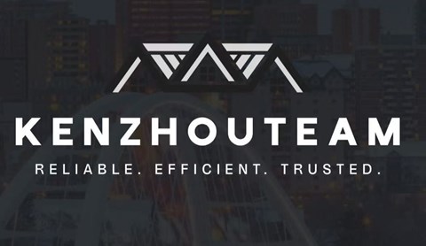 A logo with the text "KENZHOUTEAM" and the words "RELIABLE. EFFICIENT. TRUSTED." below it.