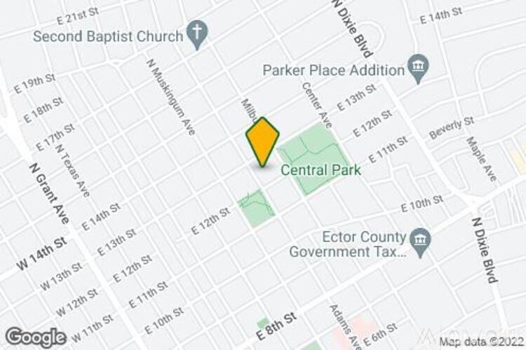 A map shows a highlighted area in the middle of the map with surrounding streets.