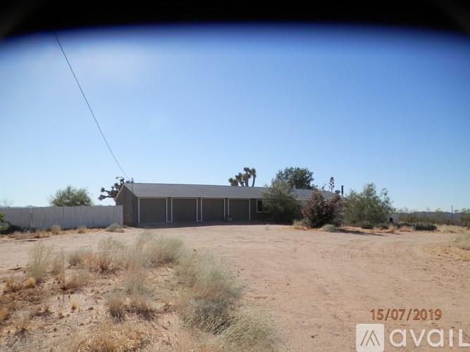 A house is available for sale in the desert.