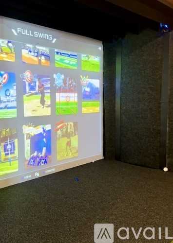 A screen displaying a variety of video games is titled "FULLSWING".