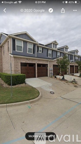 A row of houses in McKinney, Texas.