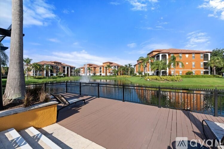 A sunny day at a residential area with a clear blue sky.