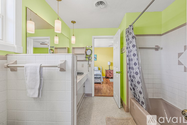 A laundry room with a washer and dryer.