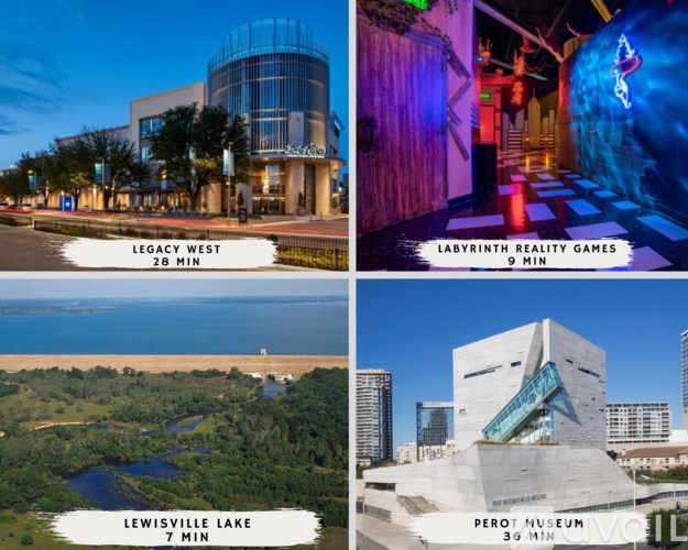 A collage of four images showcasing different attractions with their respective visiting durations.