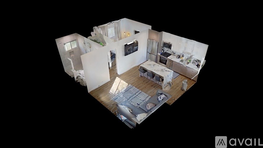 A 3D image of a house interior with the text "avaiL" on the bottom right.