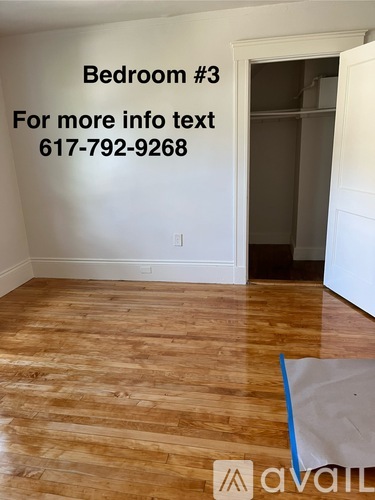 Bedroom 3 is empty and waiting for new furniture.