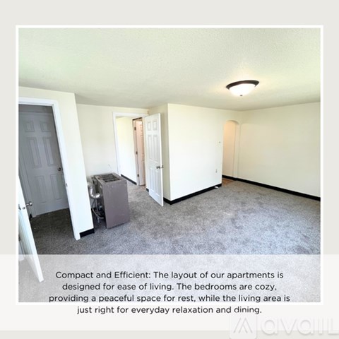 A spacious apartment with a compact and efficient layout.