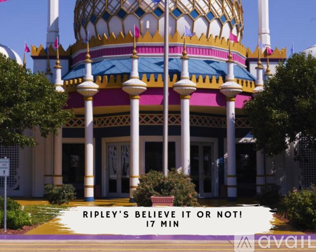 Ripley's Believe It or Not building with a sign in front.