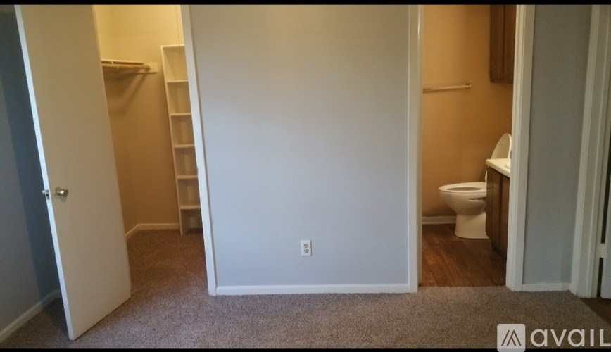 A room with a toilet and a ladder in it.