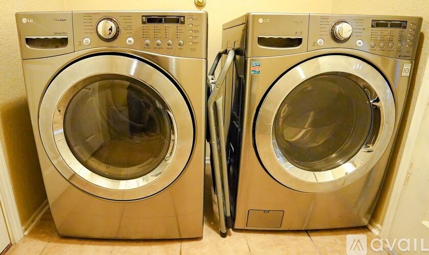 Two LG front loading washing machines are available for purchase.