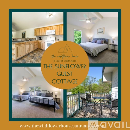The Sunflower Guest Cottage is a 6 guest cottage.