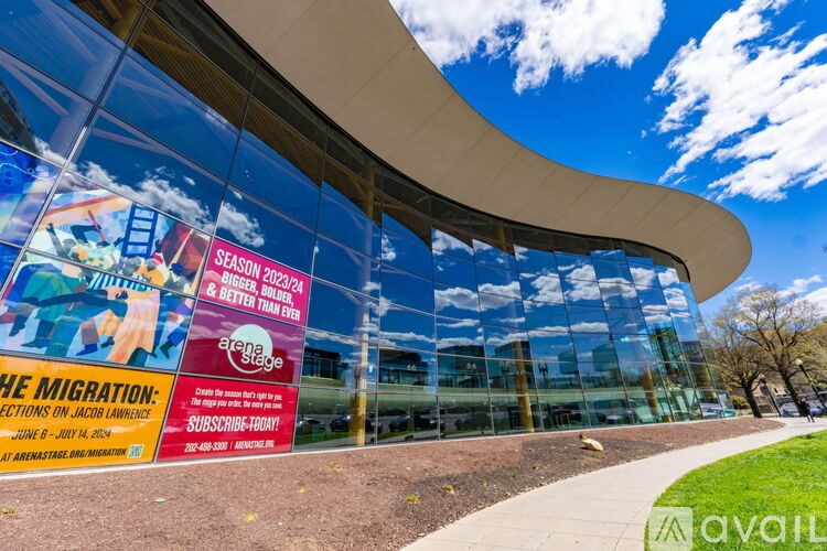 A poster on a building advertises the Season 2020-2021 of AvailAge.