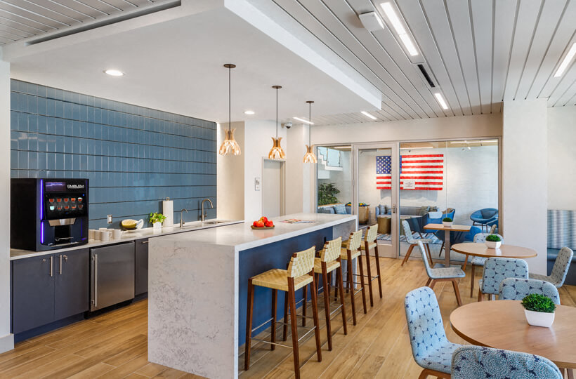 Hancock Village Community Center - Indoor Cafe