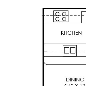 Carter Floor Plan Carter Floor Plan at Waterford Place Apartments in Atlanta, Georgia, GA