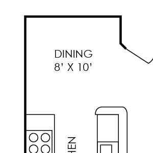 Franklin Floor Plan Franklin Floor Plan at Waterford Place Apartments in Atlanta, Georgia, GA