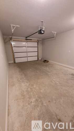 A room with a white ceiling and a white wall with a white floor.
