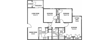Floor Plan | Arrowood Crossing | Apartments in Charlotte, NC