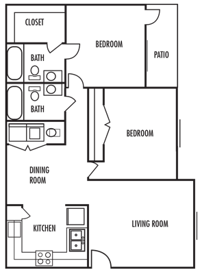Highland Ridge B1 Highland Ridge Apartment Homes, High Point, North Carolina, NC