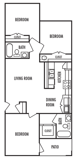 Highland Ridge C1 Highland Ridge Apartment Homes, High Point, North Carolina, NC