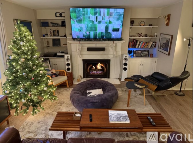 A kitchen with wooden cabinets and a white countertop.