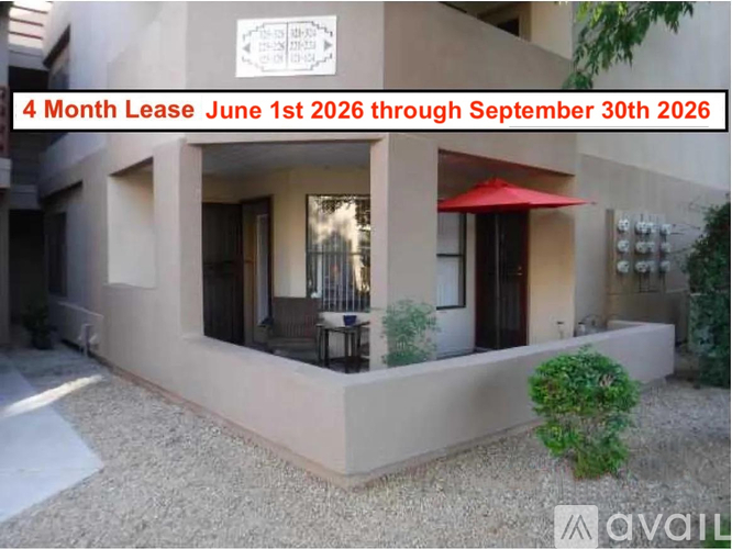 A building with a lease offer from June 1st 2026 through September 30th 2026.