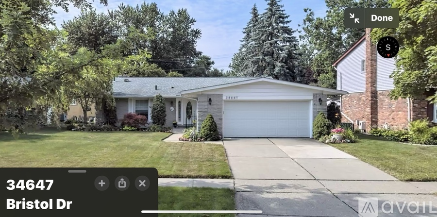 A house with the address 34647 Bristol Dr is displayed.