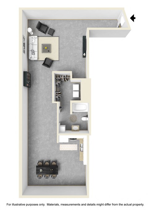 3401 Commerce St Suite 100 Studio Loft, Deep Ellum, DE Lofts for Rent - Photo Gallery 18