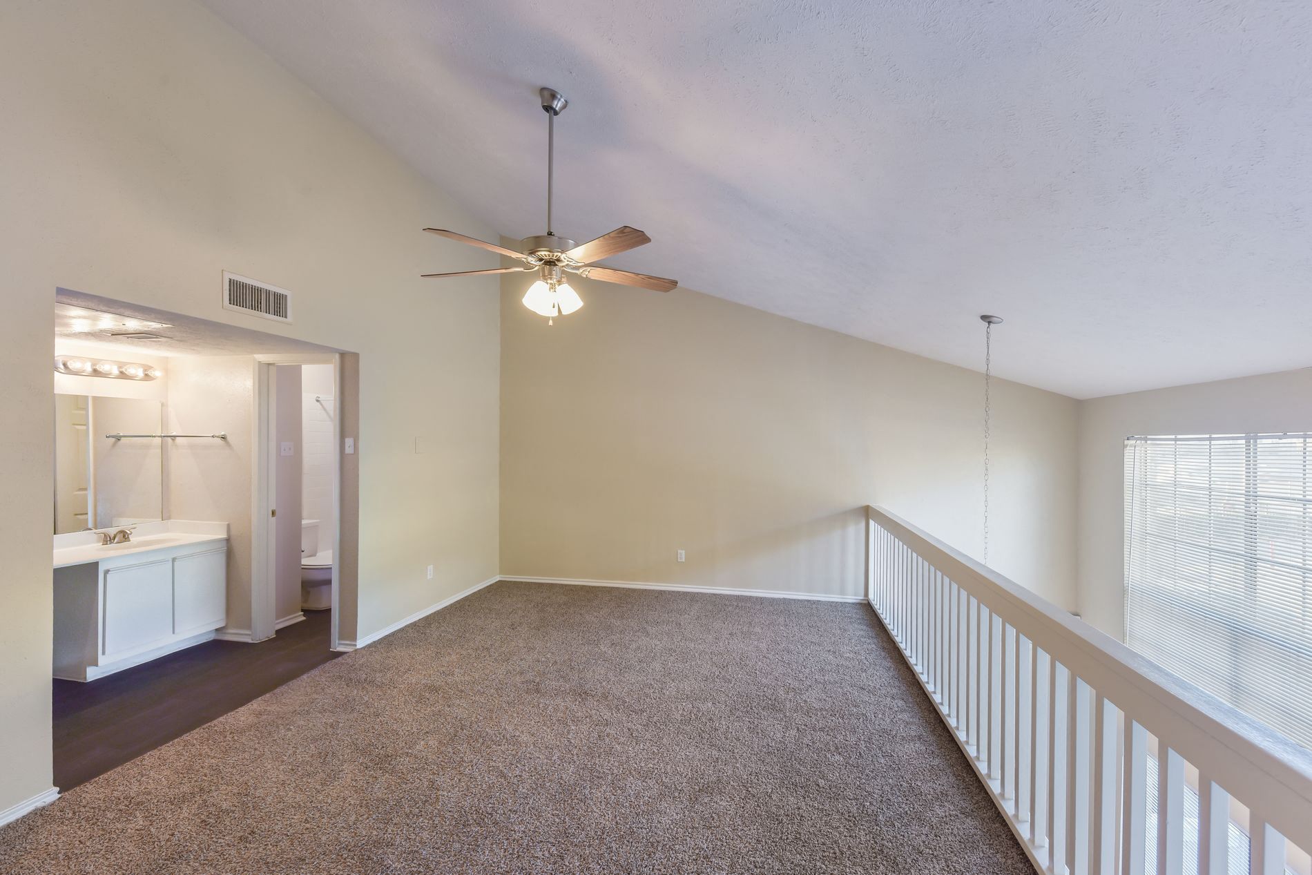 Second Floor Bedroom at Davenport Apartments in Dallas, TX