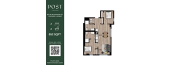2 Bed 2 Bath